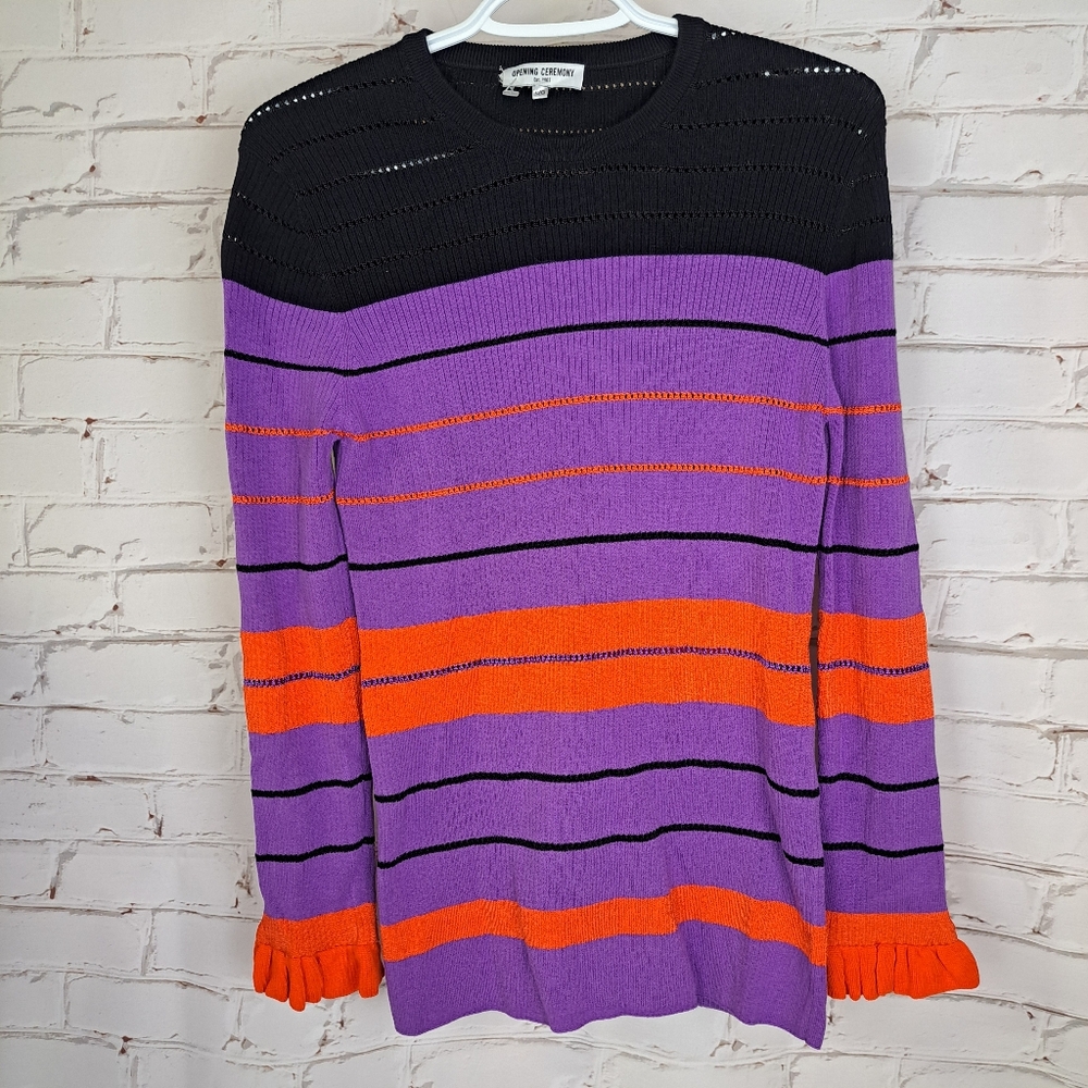 Opening Ceremony‎ Striped Ribbed Sweater - Picture 2 of 8